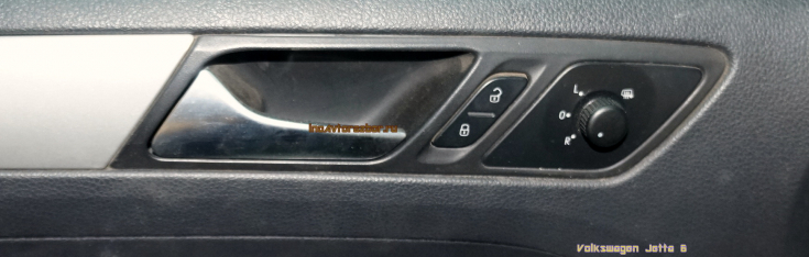 Блок управления зеркалами с двери передней левой  Фольксваген Джетта 6 / Volkswagen  Jetta 6 в Самаре