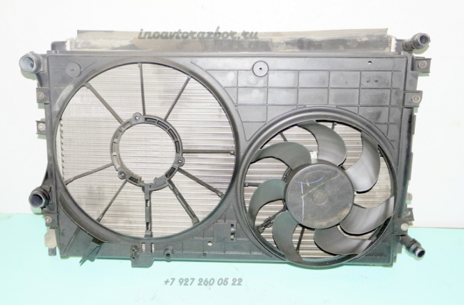 Вентилятор радиатора кондиционера   для Фольксваген Джетта 6 / Volkswagen Jetta 6 в Самаре