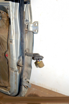 Дверь задняя левая для Митсубиси Паджеро 2 / Mitsubishi Pajero ll в Самаре