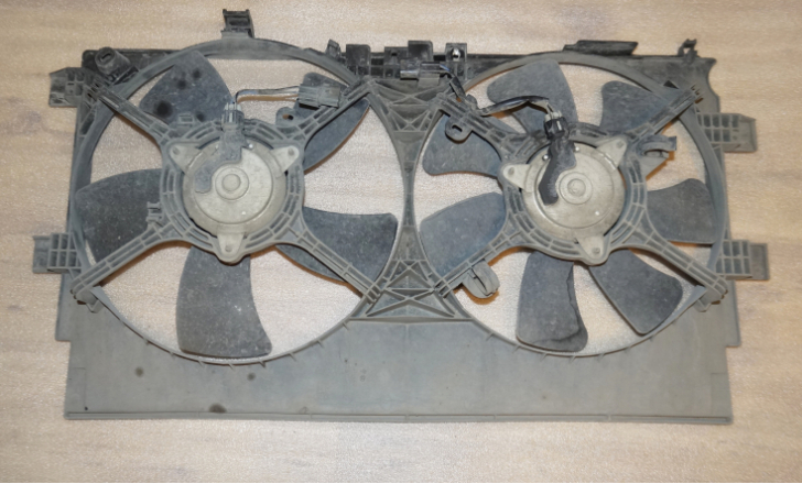 Вентилятор в сборе с диффузором для Ситроен Си Кроссер / Citroen C-Crosser в Самаре