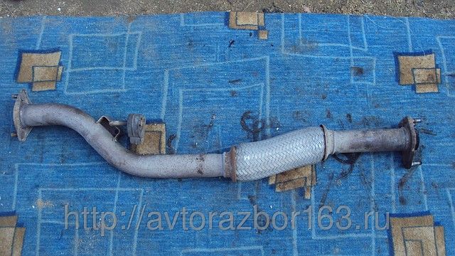 Глушитель приемная труба с гофрой для Ниссан Алмера Н16 / Nissan Almera N16 в Самаре