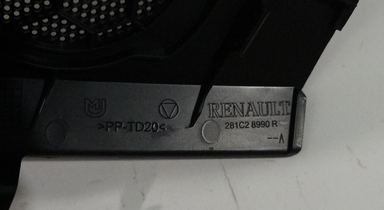 Решетка динамика с торпедо правая 281C28990 для Рено Аркана / Renault Arkana 1 2019-2023 г.в. — изображение 3