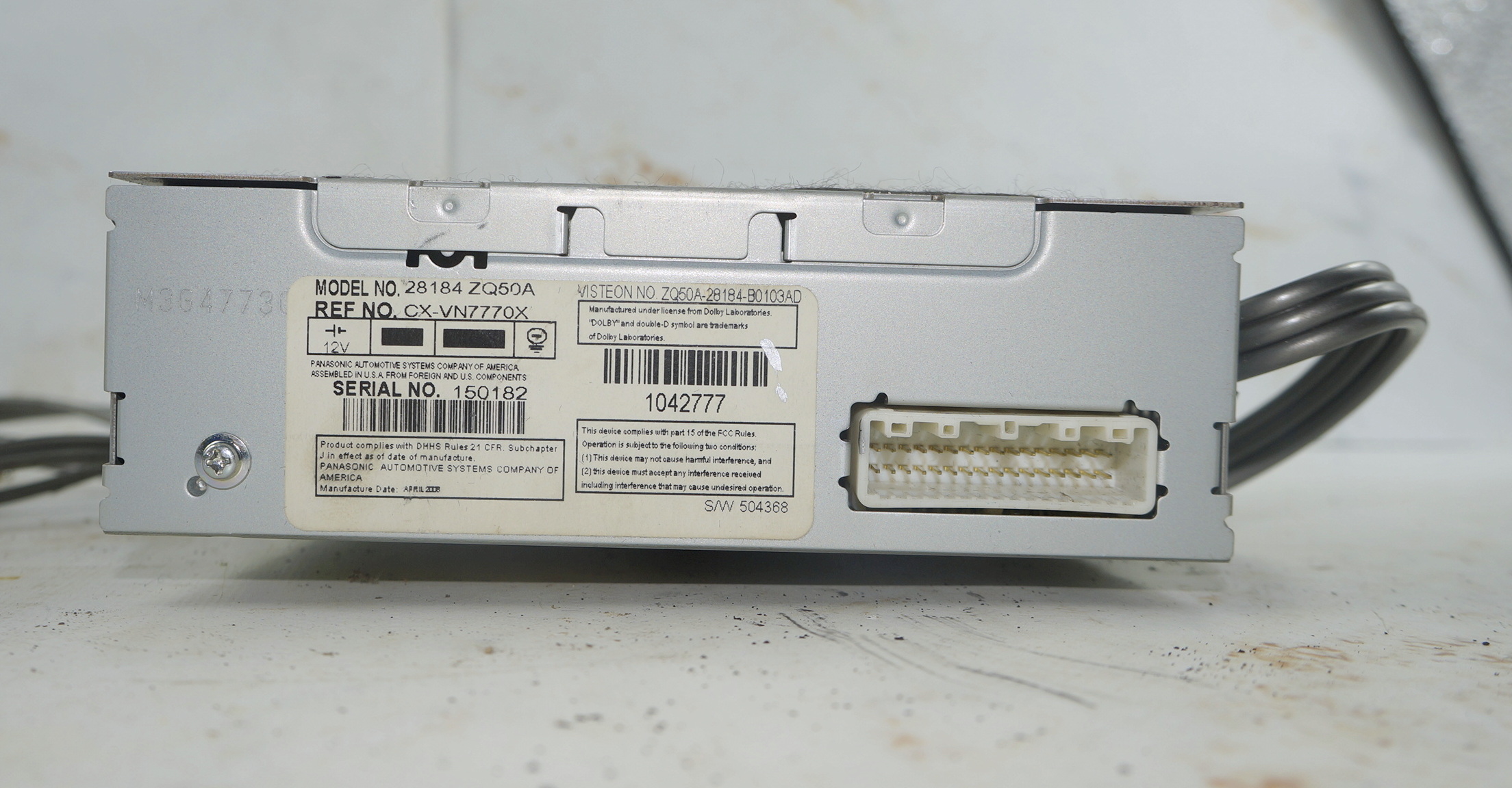 Проигрыватель DVD CD для Инфинити Кью Икс 56 / Infiniti QX56 JA60 2004 - 2009 г.в. — изображение 3
