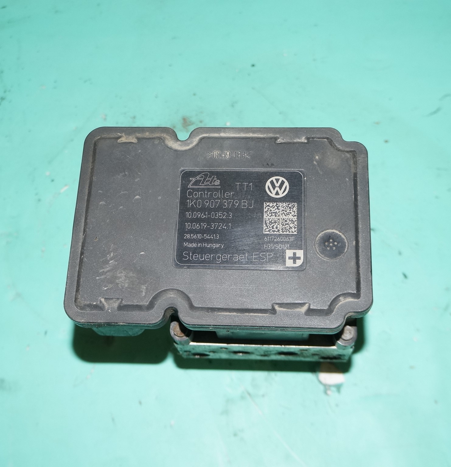 Насос ABS (блок антиблокировочный) 1K0907379BJ для Шкода Йети / Skoda Yeti 2009-2014 г.в. — изображение 3