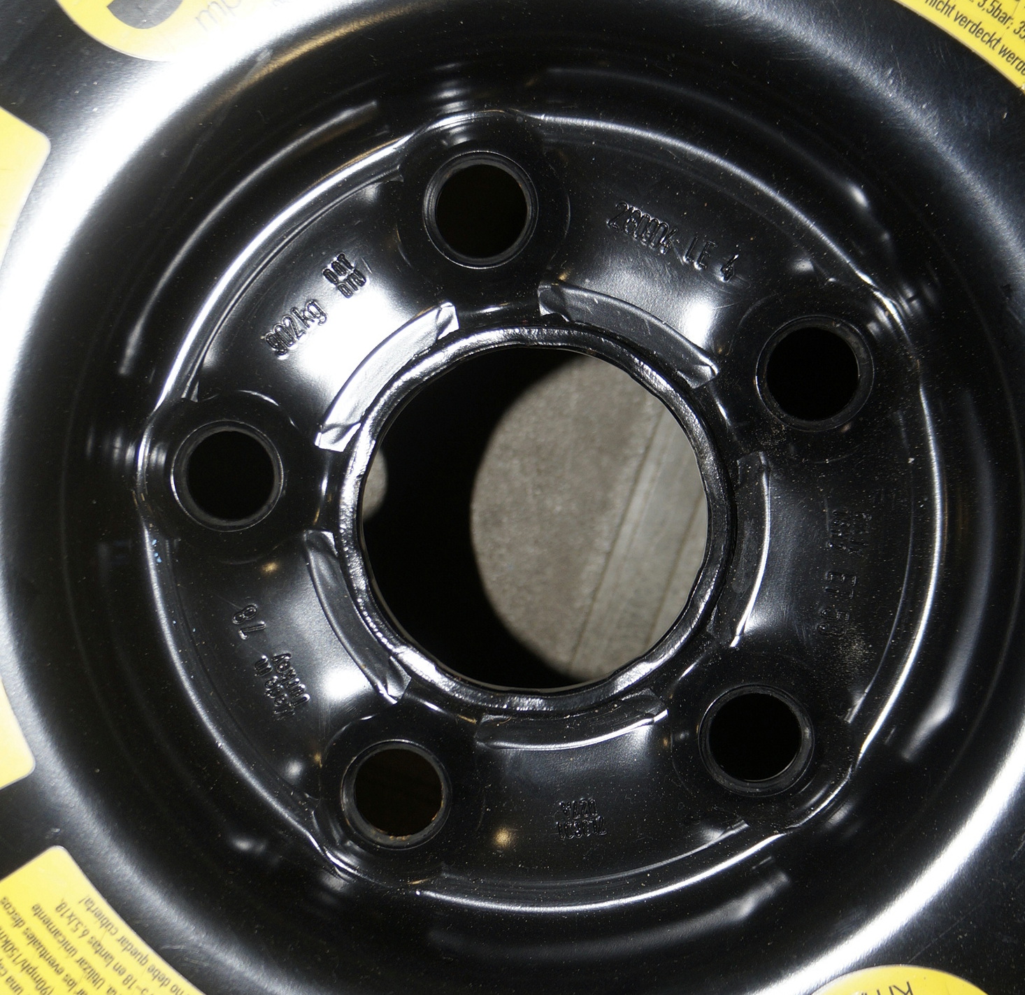 Колесо запасное докатка R18 195/75 106P ET53 ЦО 71,5 J6,5 VREDESTEIN SPACE MASTER для Порше Каен / Porsche Cayenne S 2 2010-2014 — изображение 5