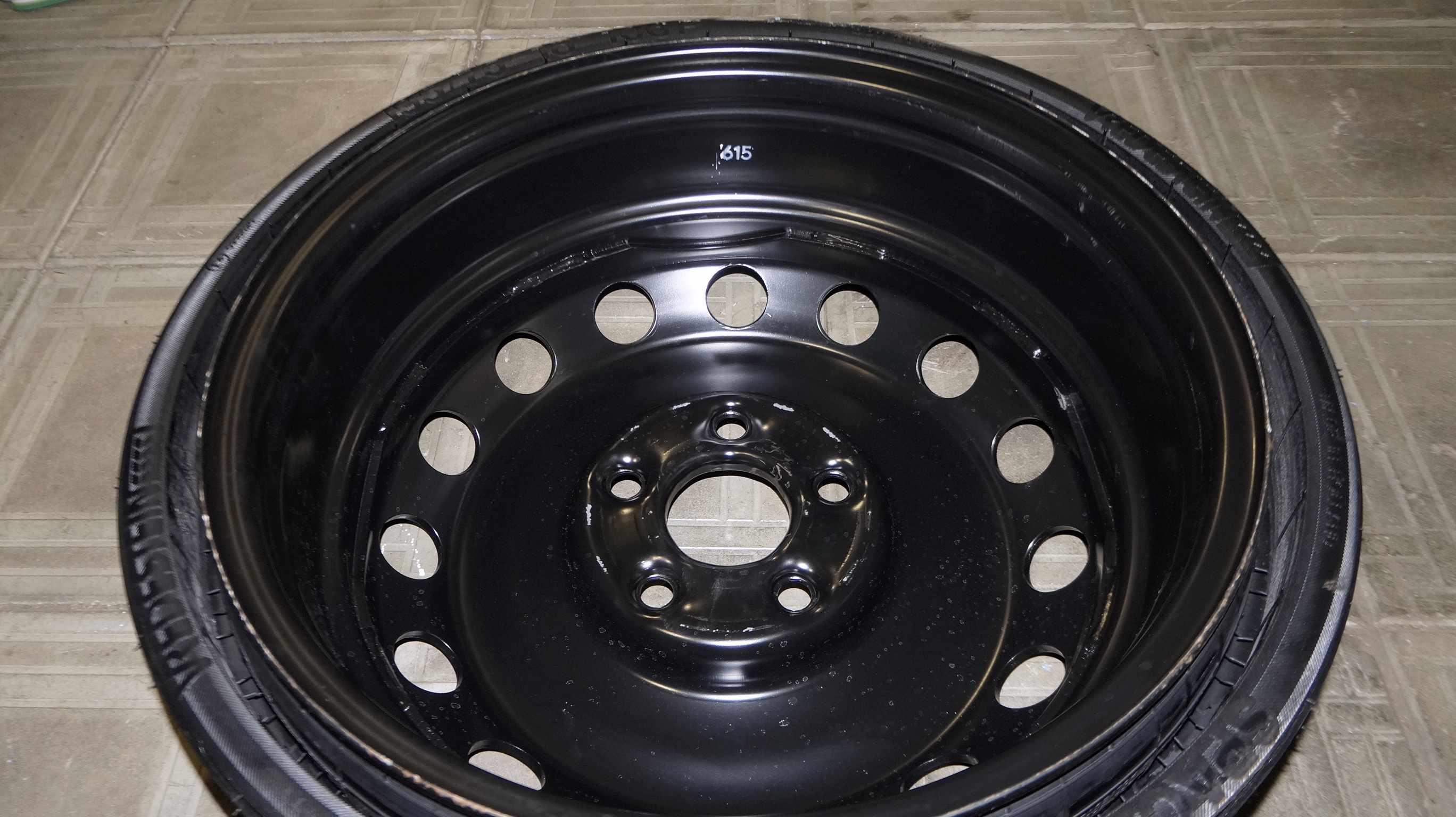 Колесо запасное докатка R18 195/75 106P ET53 ЦО 71,5 J6,5 VREDESTEIN SPACE MASTER для Порше Каен / Porsche Cayenne S 2 2010-2014 — изображение 8