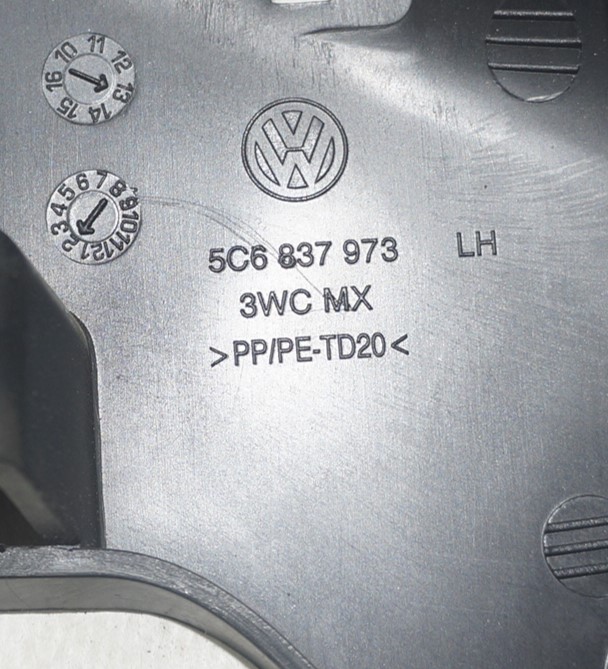 Накладка внутренняя зеркала с динамиком vw jetta 6 17217084 (5)