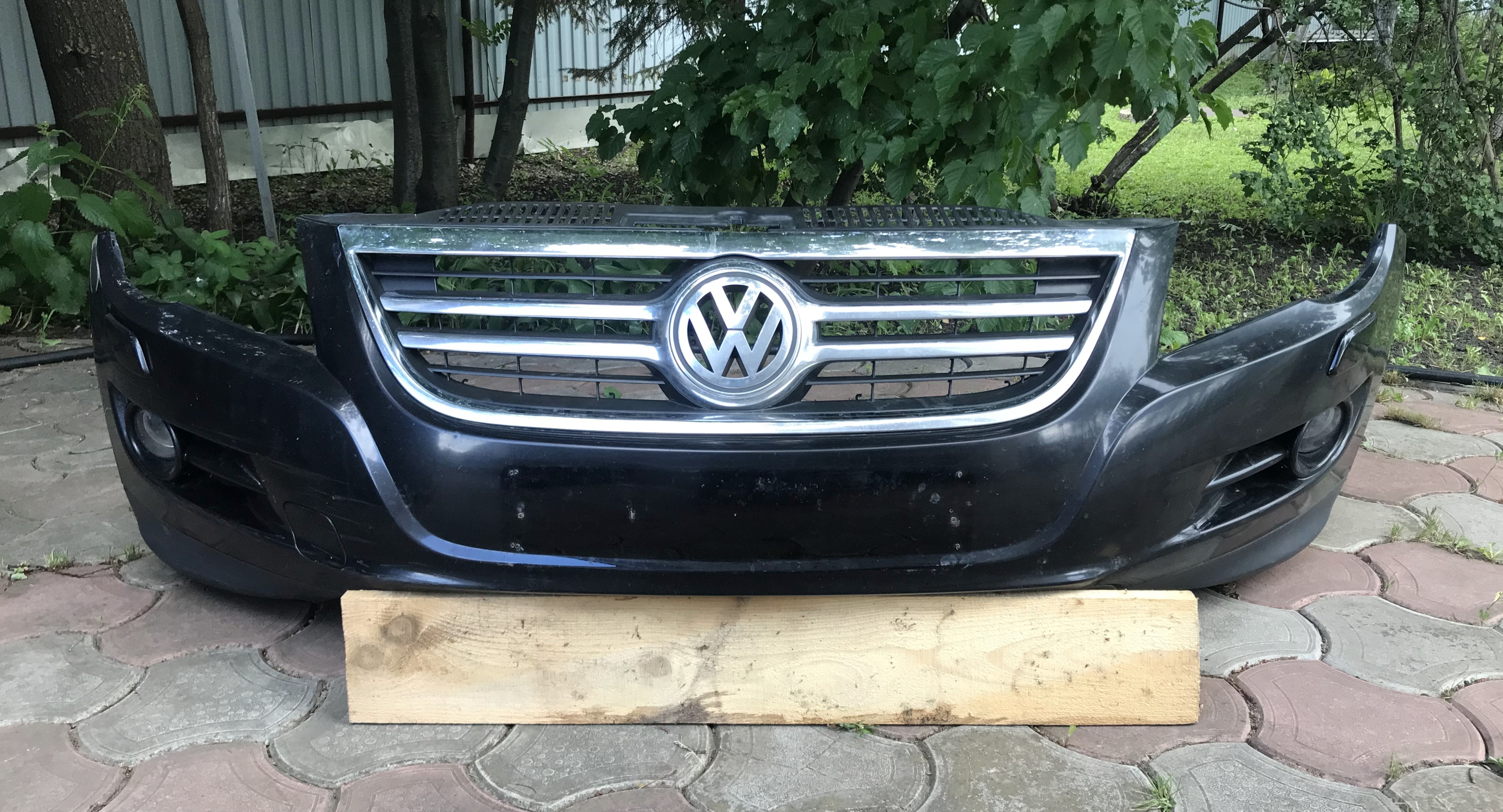 Бампер передний в сборе для фольксваген тигуан volkswagen tiguan i 20072011 (1)