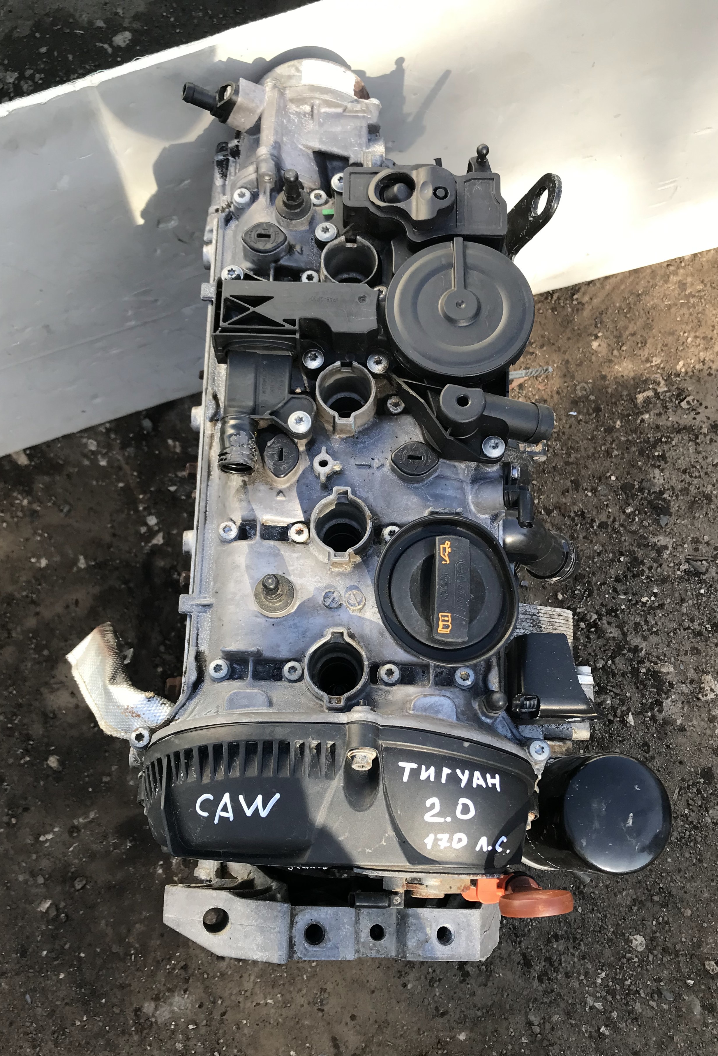 Двигатель в сборе без навесного vw tiguan i 2007 2011 17102059 (1)