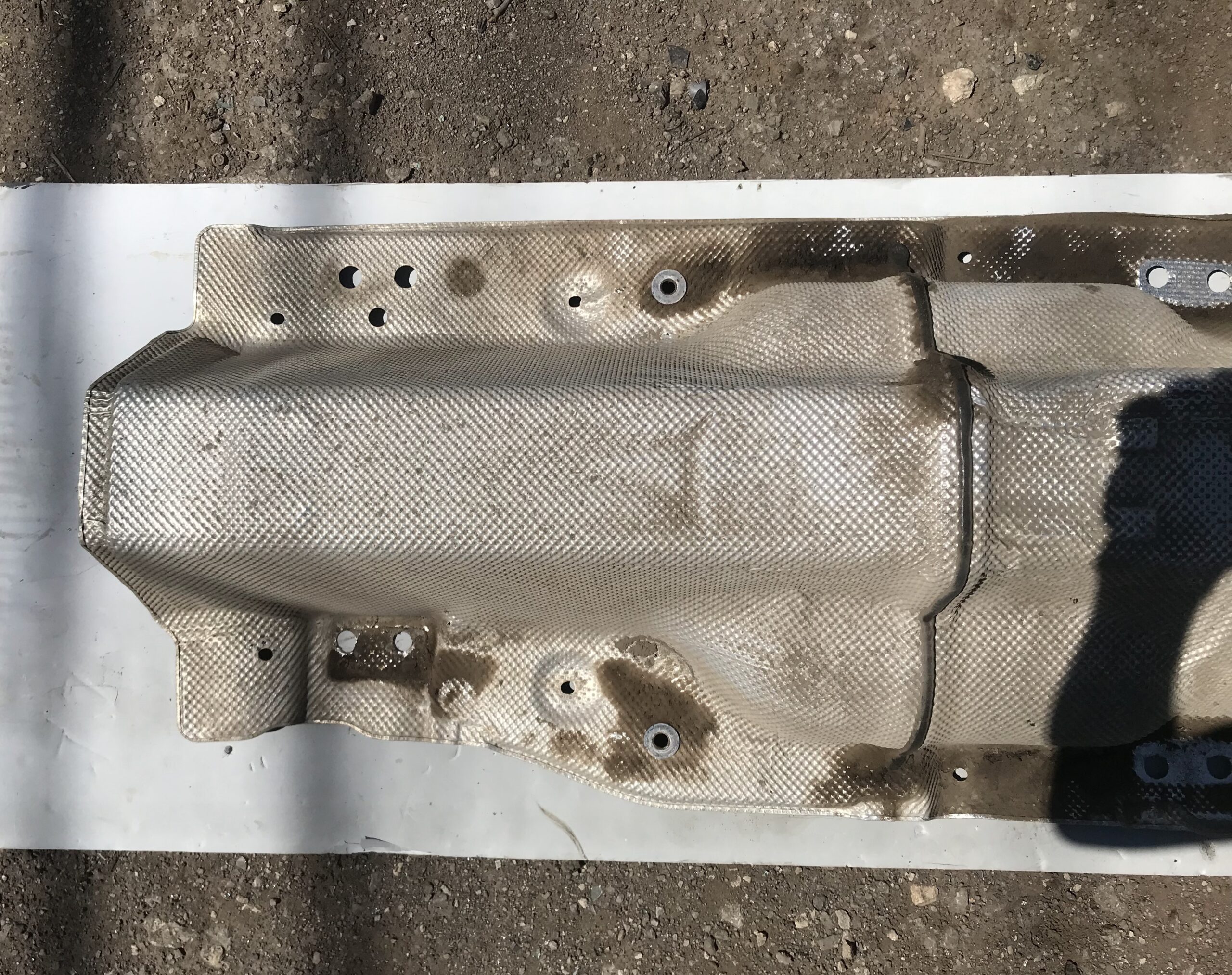 Защита днища экран тепловой vw tiguan i 2007 2011 17102070 (2)