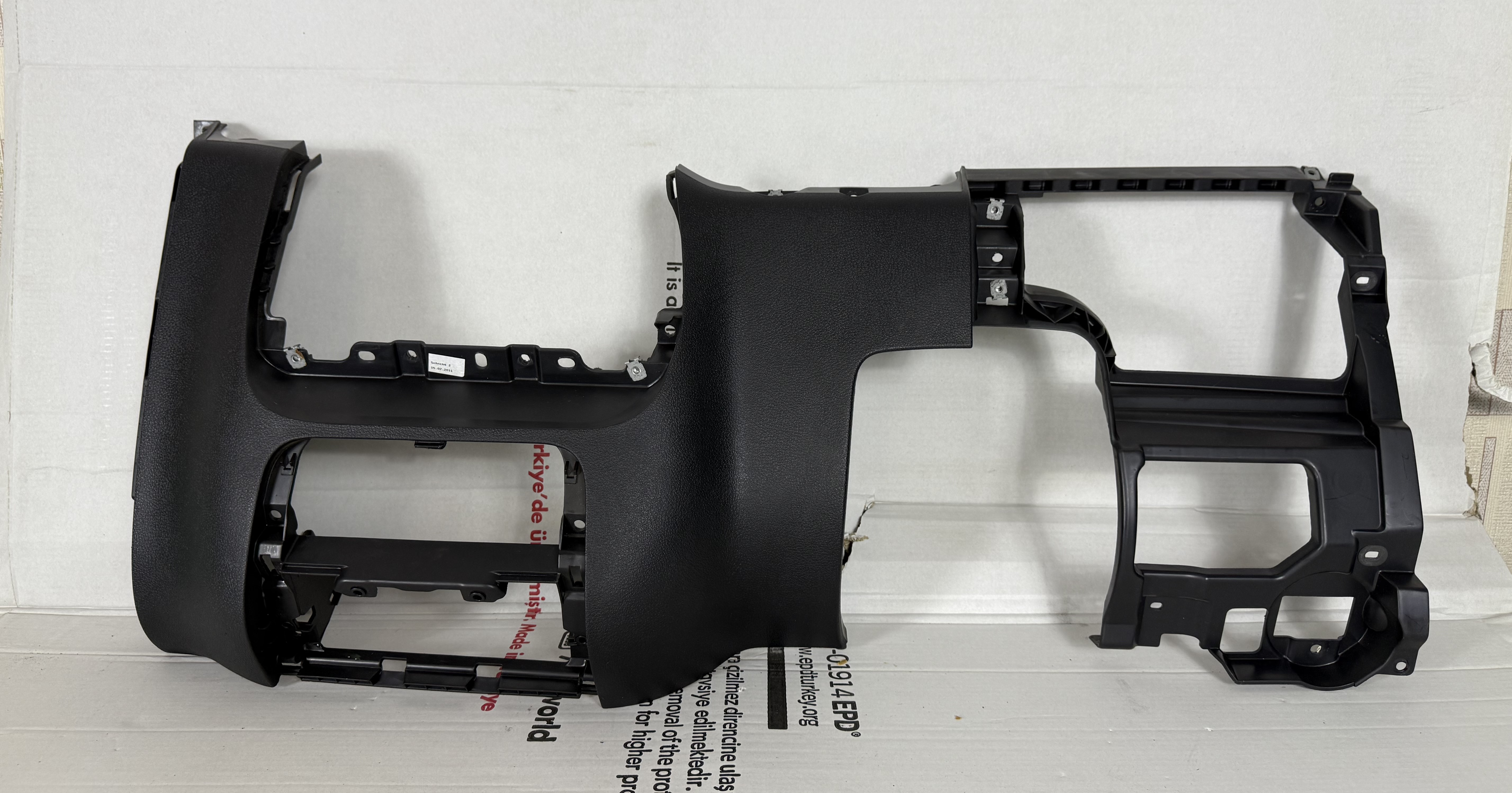 Накладка внутренняя торпедо vw tiguan i 2007 2011 17102174 (1)