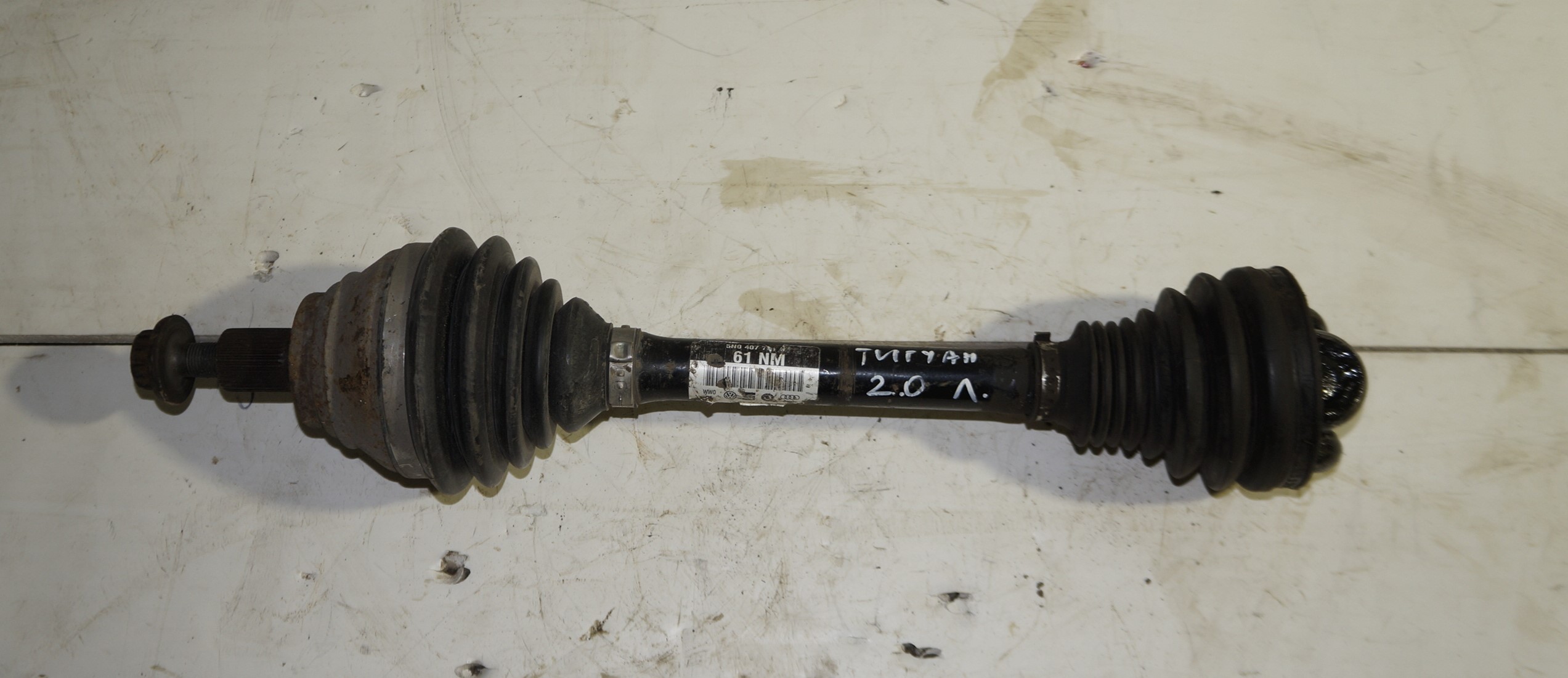 Привод передний левый vw tiguan i 2007 2011 17102241 (1)