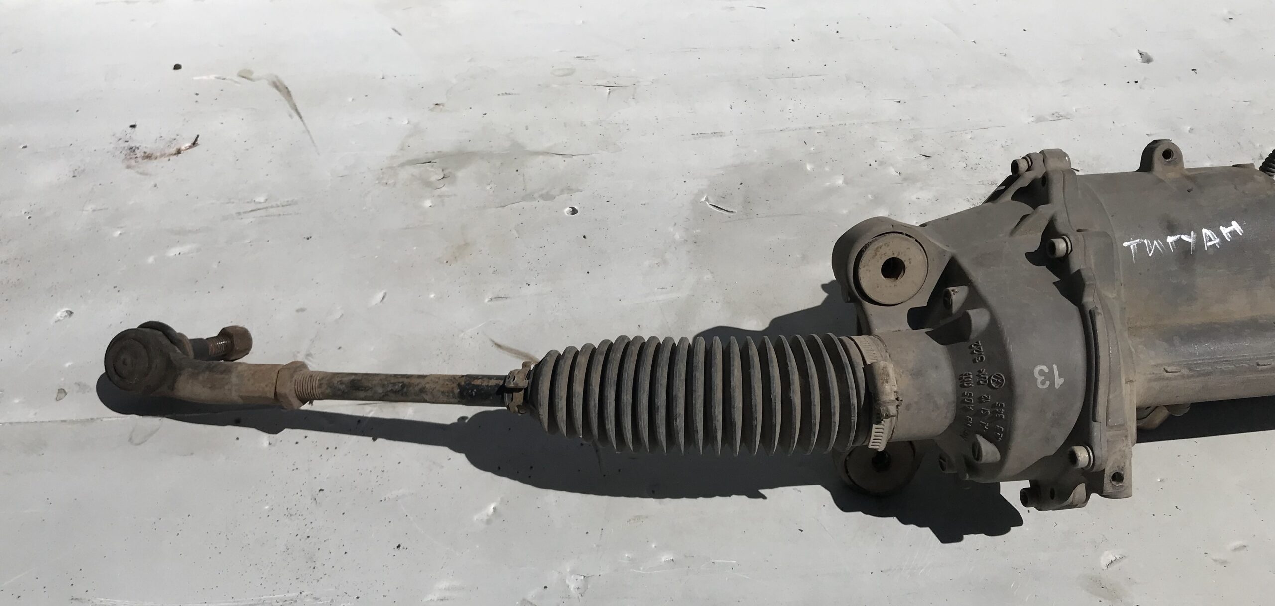 Рейка рулевая с серводвигателем в сборе vw tiguan i 2007 2011 17102255 (2)