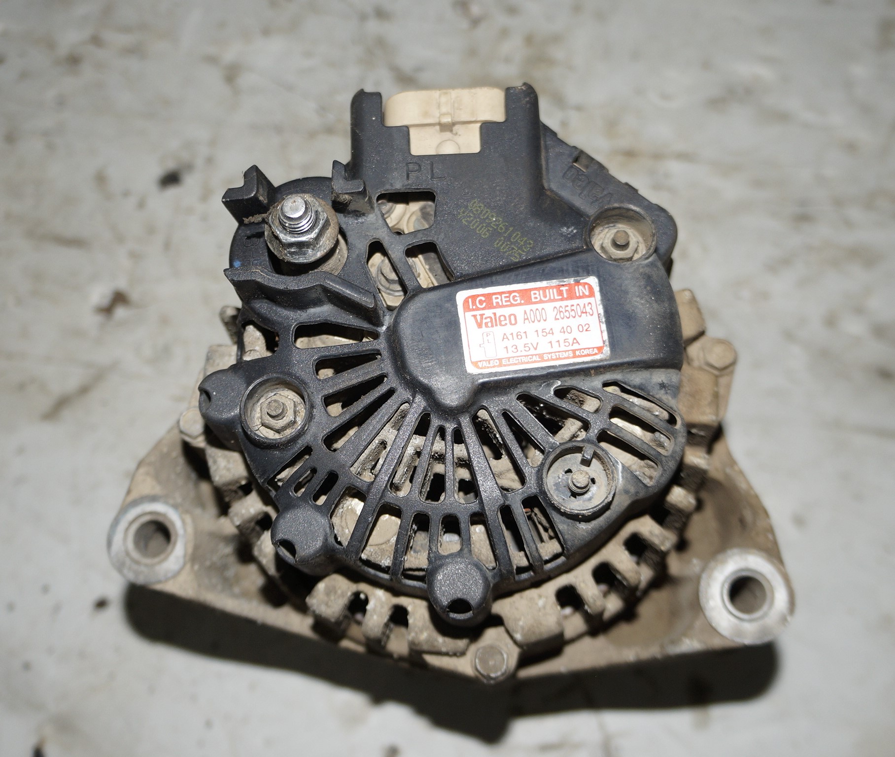 Генератор 115a 13,5v для сангёнг кайрен 17401029 (5)