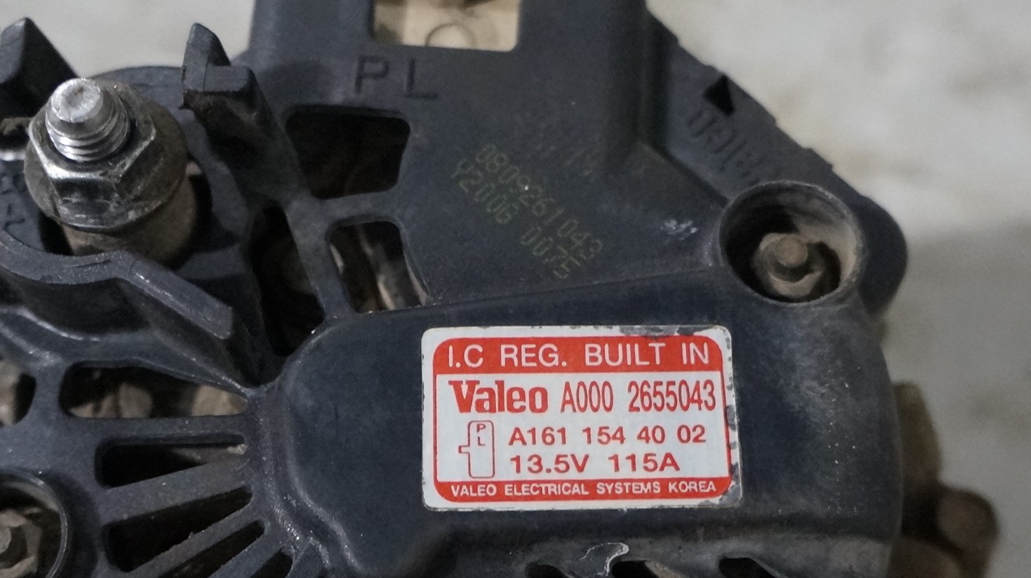 Генератор 115a 13,5v для сангёнг кайрен 17401029 (6)