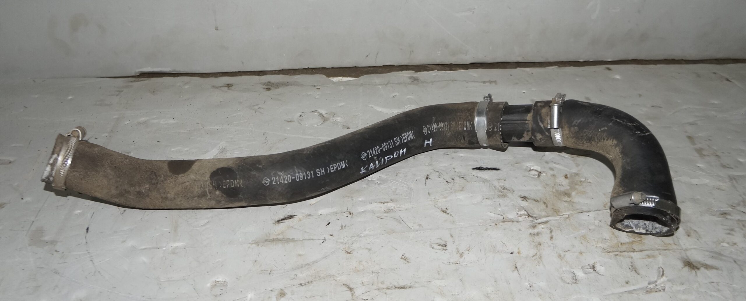 Патрубок радиатора нижний для сангёнг кайрен 17401153 (1)