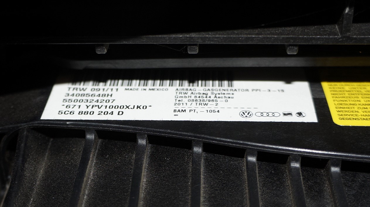 Торпедо с подушкой безопасности для vw джетта 6 17318275 (16)