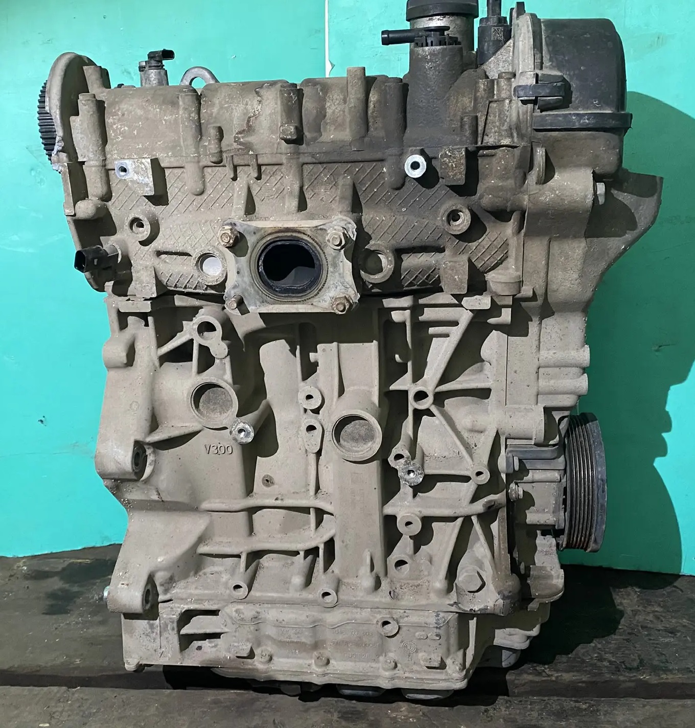 17815024 двигатель в сборе без навесного vw polo 2016 (1)