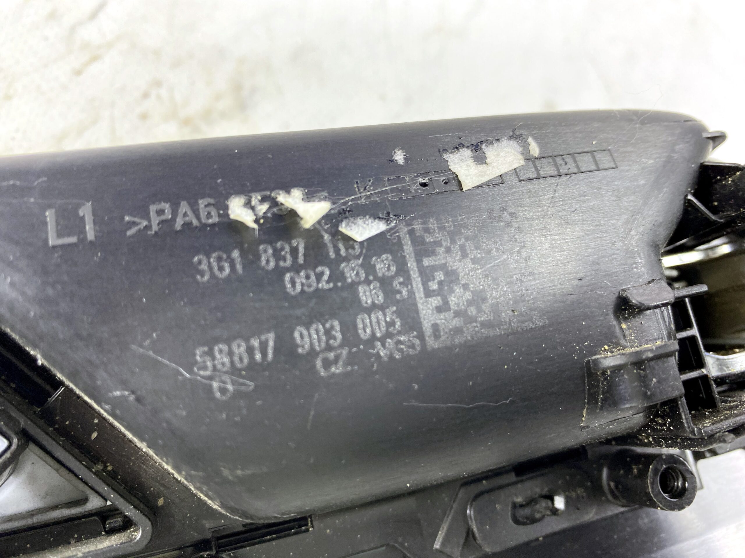 17901239 ручка двери внутренняя передняя левая vw passat b8 2016 (28)
