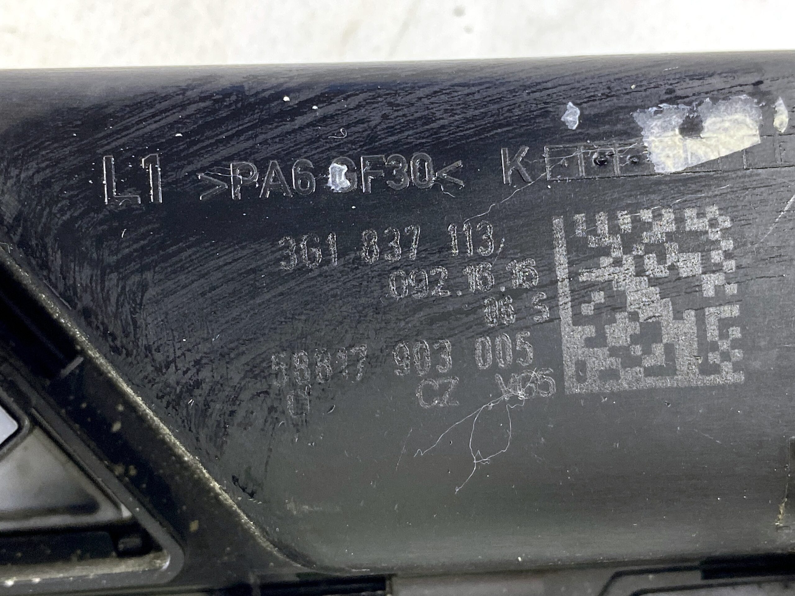 17901239 ручка двери внутренняя передняя левая vw passat b8 2016 (29)