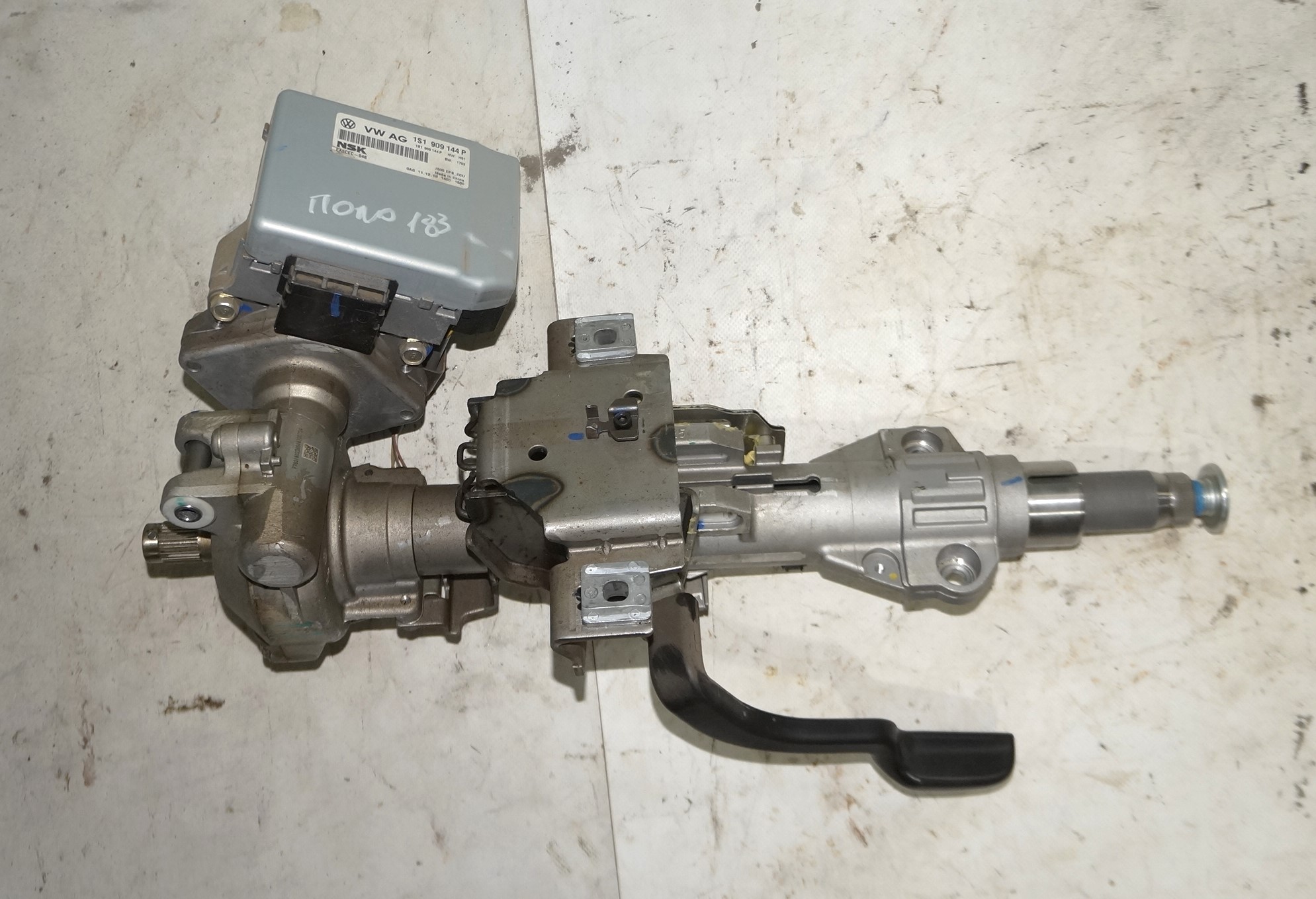 Колонка рулевая с серводвигателем в сборе vw polo 18316042 (1)